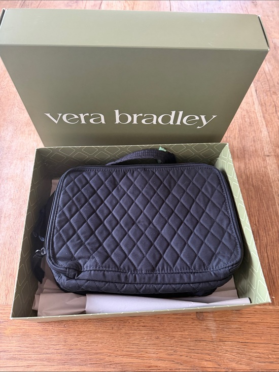 Vera Bradley Handbags - Vera Bradley Black Quilted Travel Organizer Ultimate Travel Case NWT